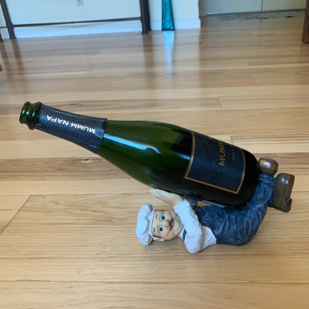 Italian Chef Wine Bottle Holder